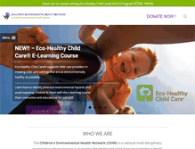Tablet Screenshot of cehn.org